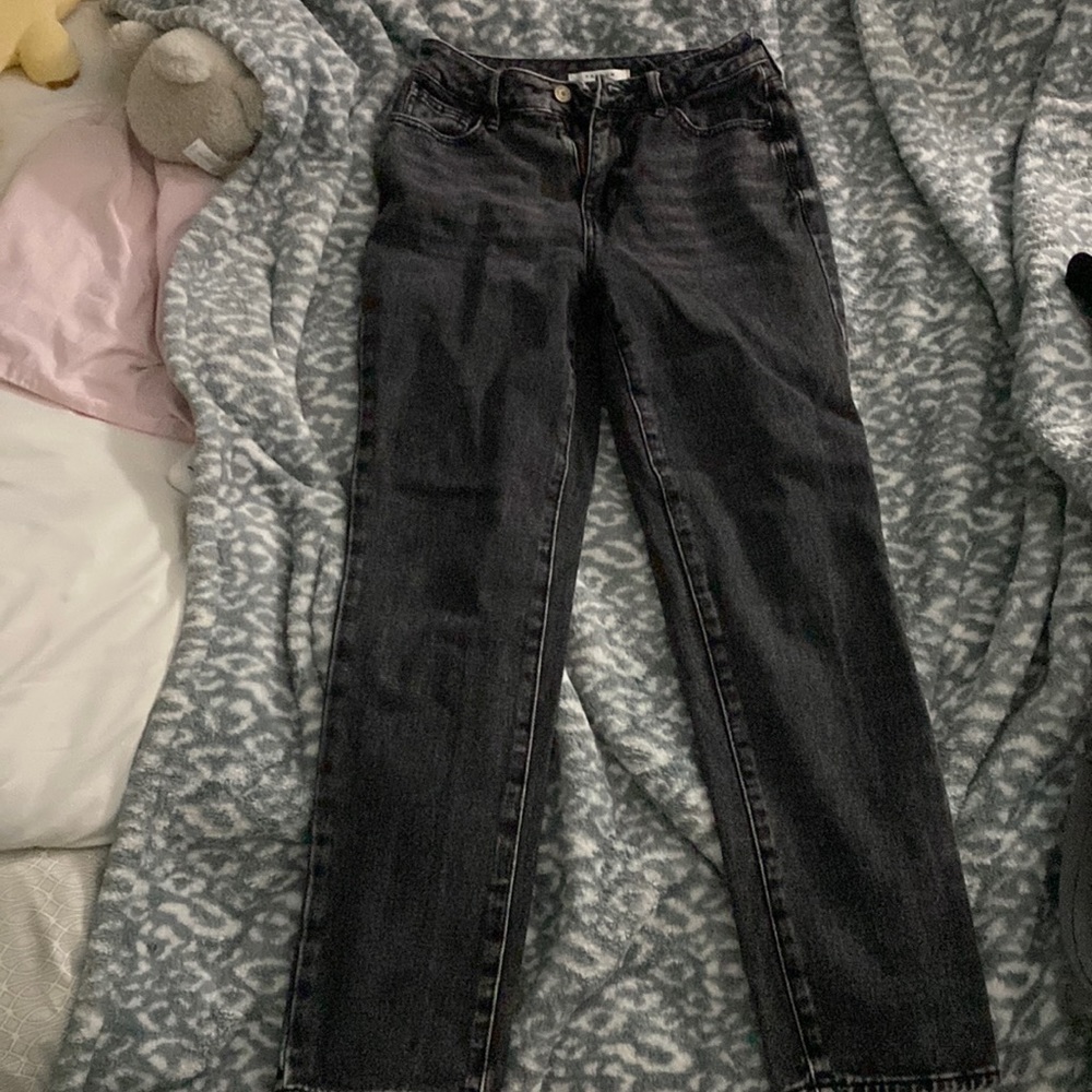 pacsun mom jeans black